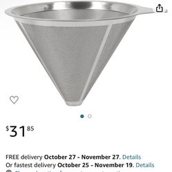 Nankai Tsusho Roxan Stainless Steel Filter Stand Set Silver Replacement Filter 0701-012