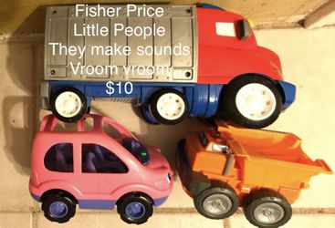 Fisher price little people trucks