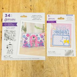 GREAT DEAL Name Brand NEW Over $40 Value Birthday Stamps & Dies (READ DESCRIPTION)