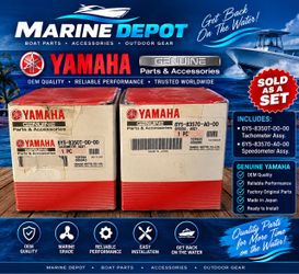 🚤 Genuine Yamaha OEM Speedometer & Tachometer — SOLD AS A SET