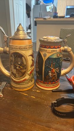 Collectible beer mugs