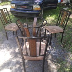 Table Frame And Chairs No Glass