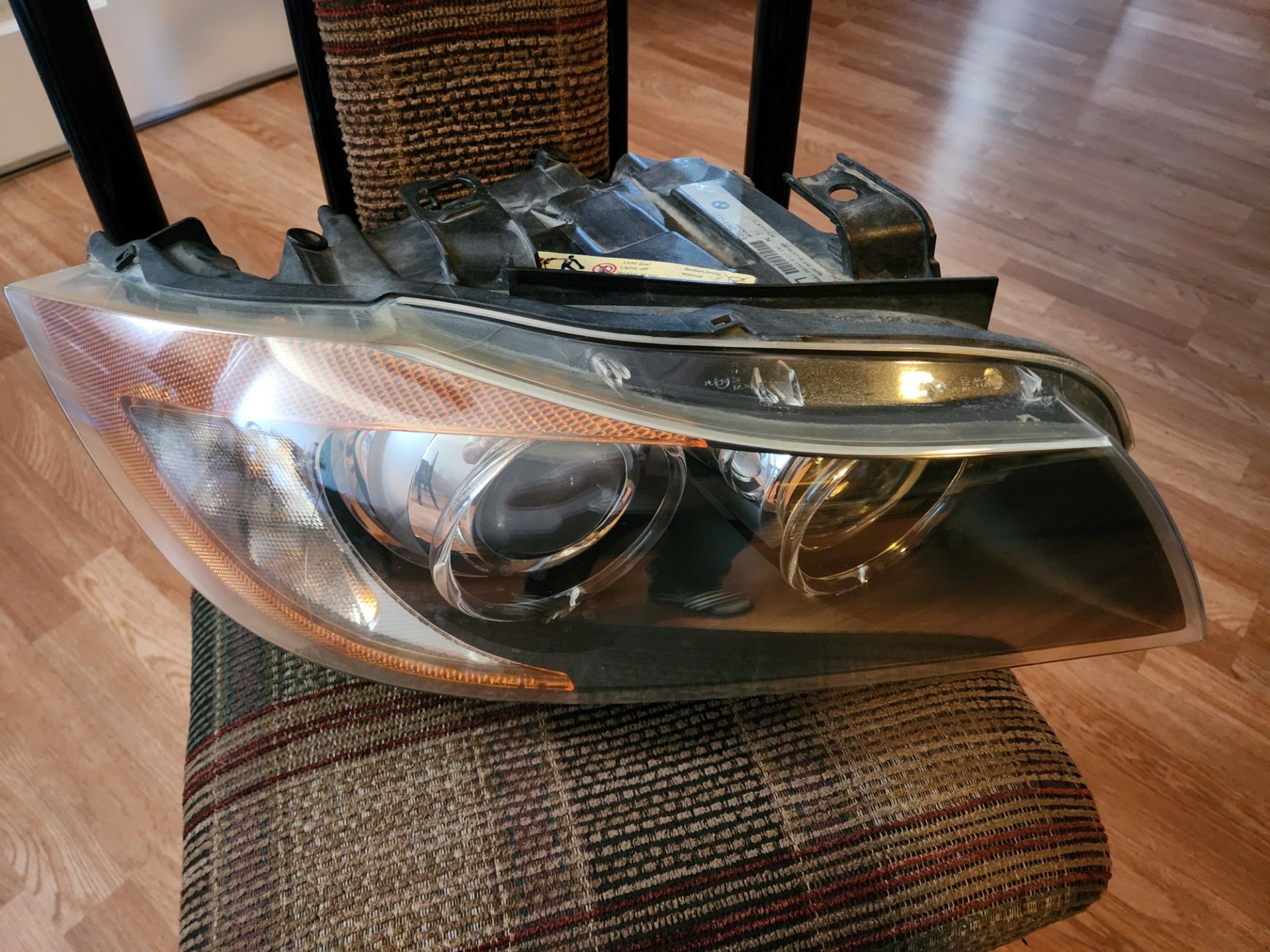 2006 to 2008 BMW 3 series OEM passenger side headlight