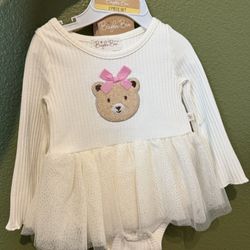 Baby Girl Teddy Bear Tutu Dress