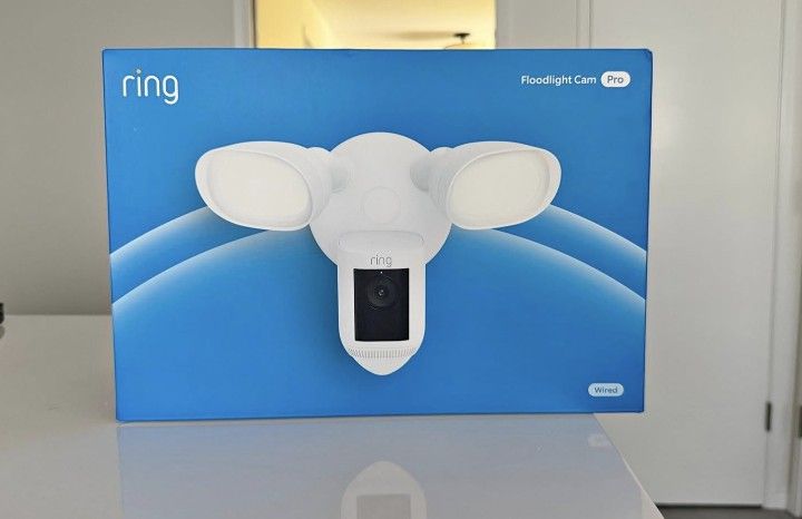 Ring Floodlight Cam Pro 3D Motion Detection White