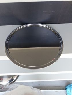 10 Available -12 Inch Stainless Steel Pizza Trays