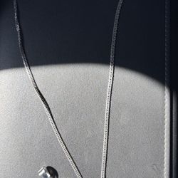 925 Silver Chain & 2 Pendants