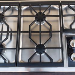 Wolf Gas cooktop Set Up For Lp Gas 36”