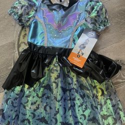 New Girls 4-6 Year Old Witch Costume 