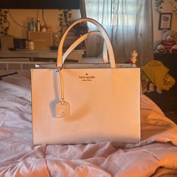 White Kate Spade Purse