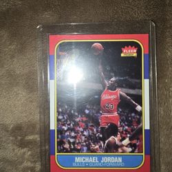1986 Michael Jordan Fleer ROOKIE CARD