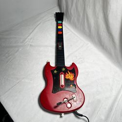 Guitar Hero PS2 PSLGH PlayStation 2 Wired Guitar Red Octane