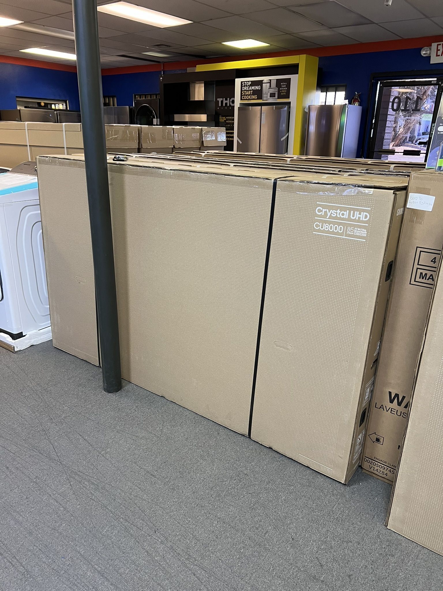 85” Samsung Crystal CU8000 4K Smart Tv