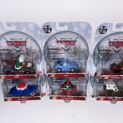 2025 Disney Pixar Cars Holiday Winter Series – Bundle of 6