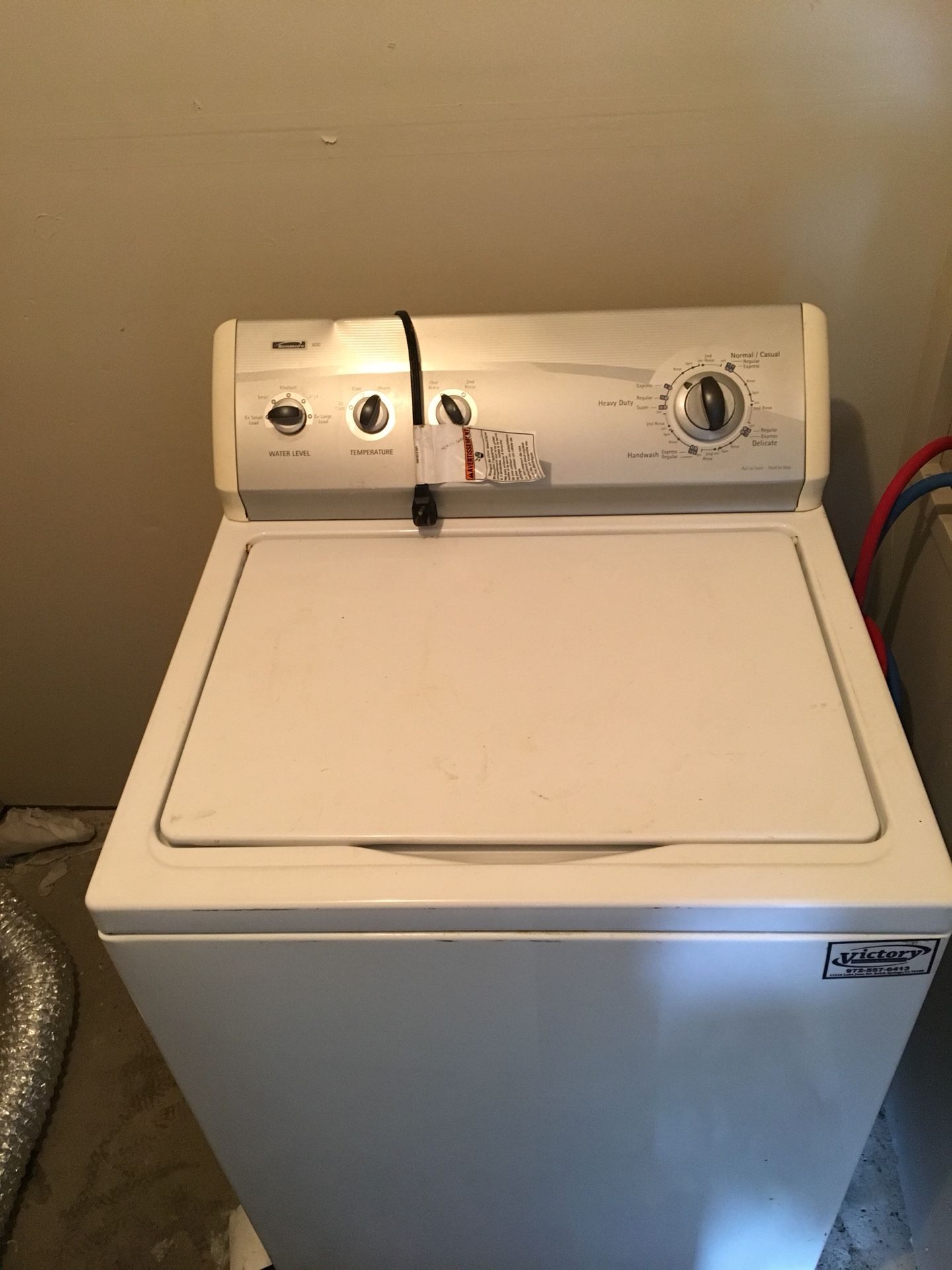 Washer and dryer