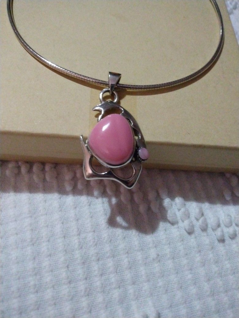 Sterling Silver Necklace W/Pendant