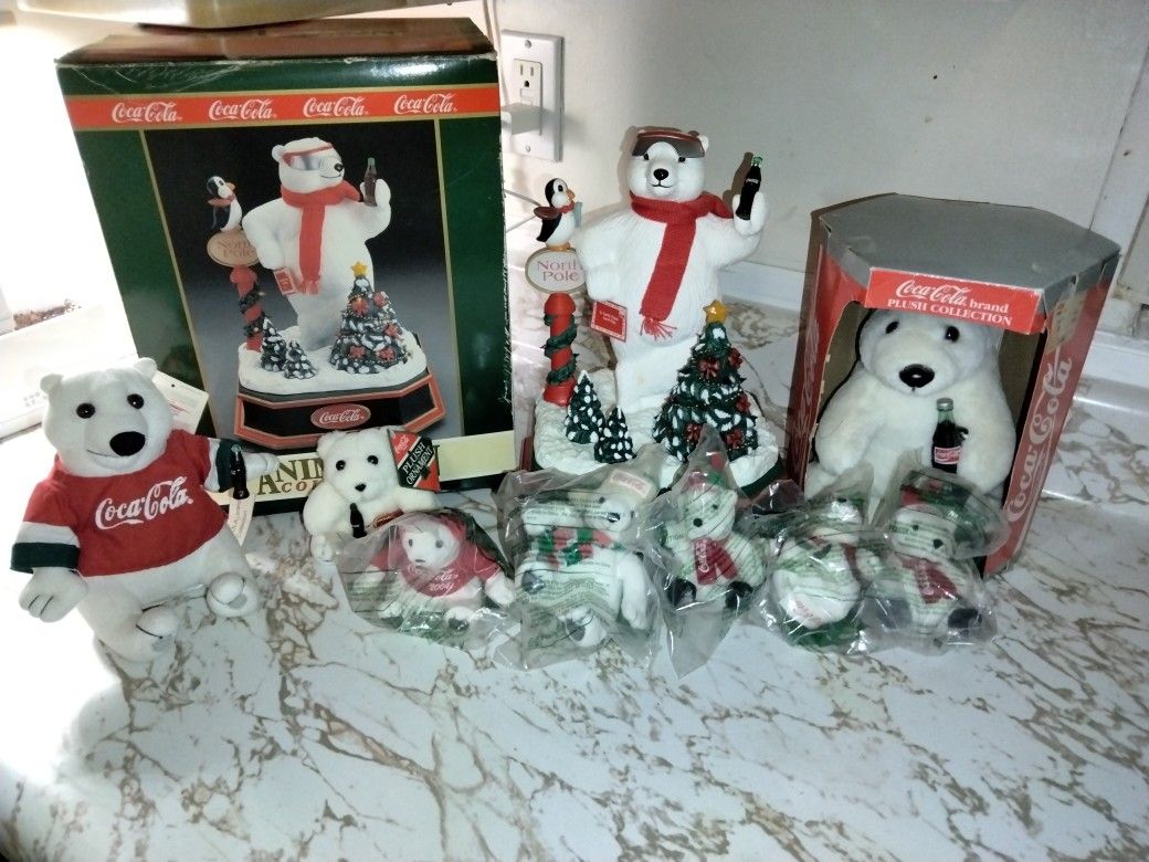 Coca-Cola Vintage Polar Bear Set