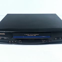 Panasonic Omnivision PV-V4540 VCR VHS HIFI Player Recorder 4 Head*No Remote*
