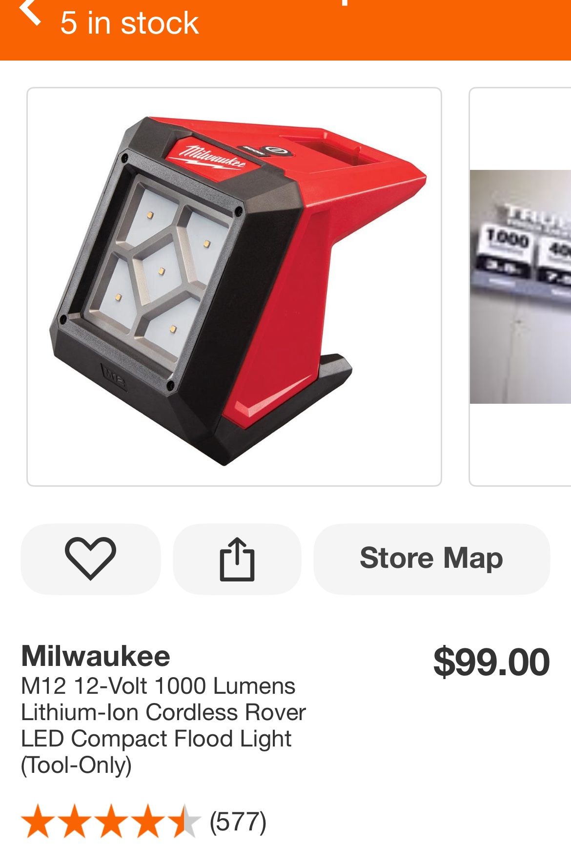 M12 Milwaukee Rover Light