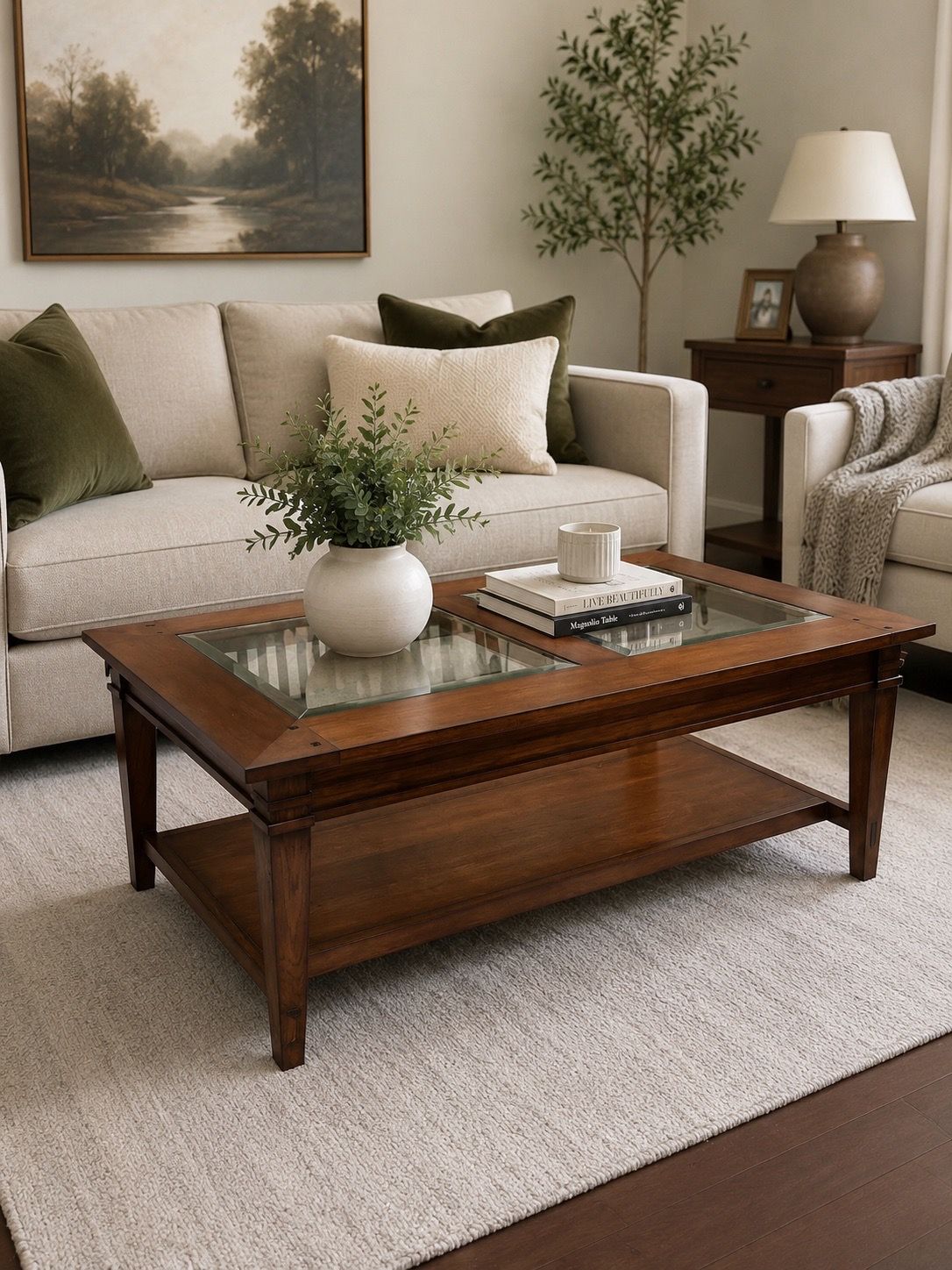 Modern Solid Wood Coffee Table
