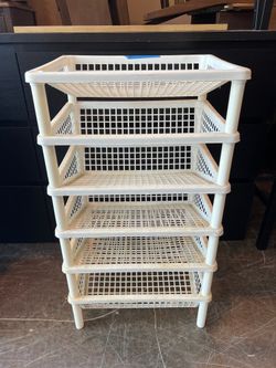 5-Tier Plastic Storage Shelf