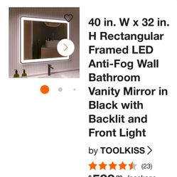Vanity Mirror With Anti -Fog 