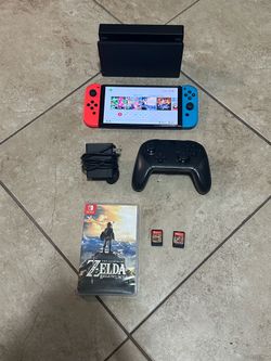 Nintendo Switch w/2 Free games (Ave J Pickup)
