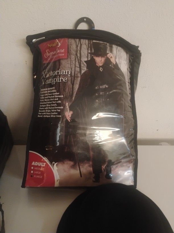 Victorian Vampire Extra Large Halloween Costume New