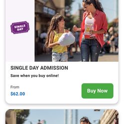 Knotts Berry Farm Day ticket 