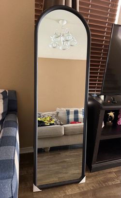 Full Length Floor Mirror Black Frame