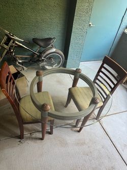 Table and chairs