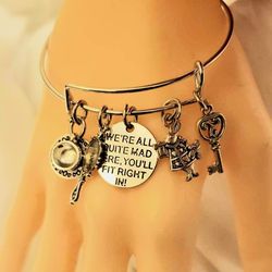 Alice In Wonderland Charm Bracelet