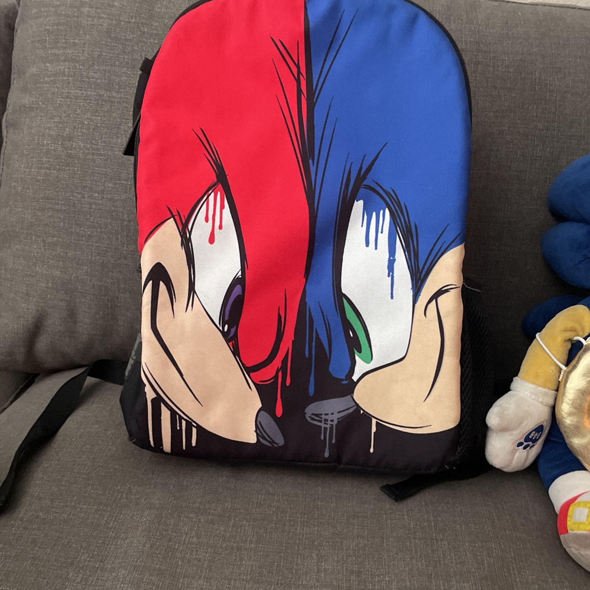Sonic Vs Knuckles Backpack