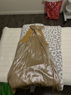Gold formal dress