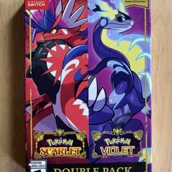 NEW POKEMON SCARLET + VIOLET Double Pack Nintendo Switch