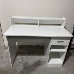 White desk