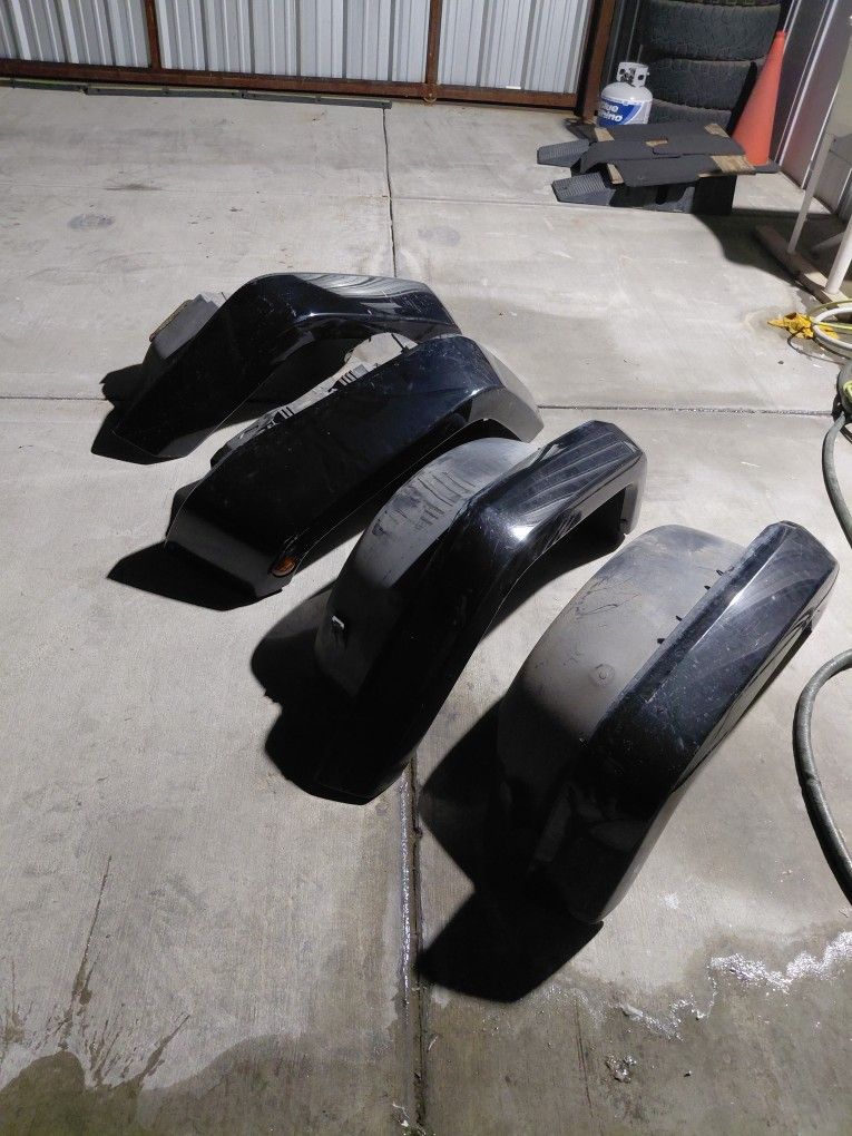 Jeep benders and inner fender, wells, all four