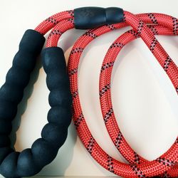 Red Reflective 5ft Leash with Black Foam Handle $15