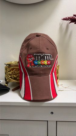 m&m joe gibbs brown racing cap