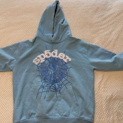 Sky Blue Sp5der Hoodie