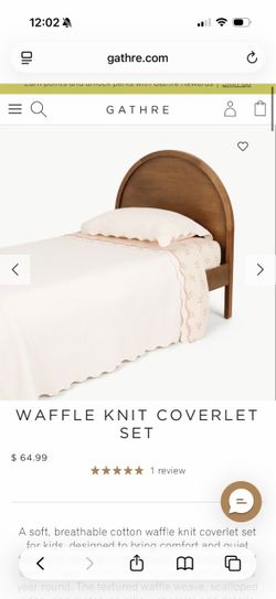 NEW Gathre coverlet set