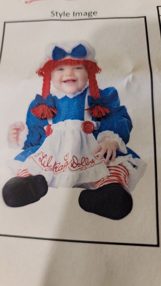 Infant Rag Doll Halloween Costume