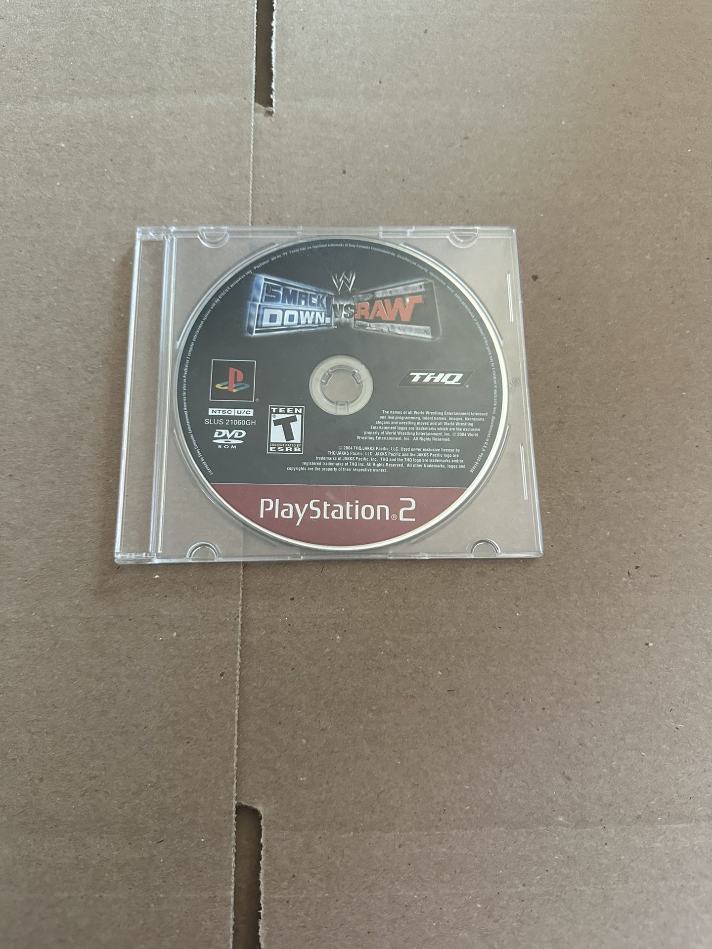 Sony PlayStation 2 (PS2) SmackDown VS. Raw $20 OBO