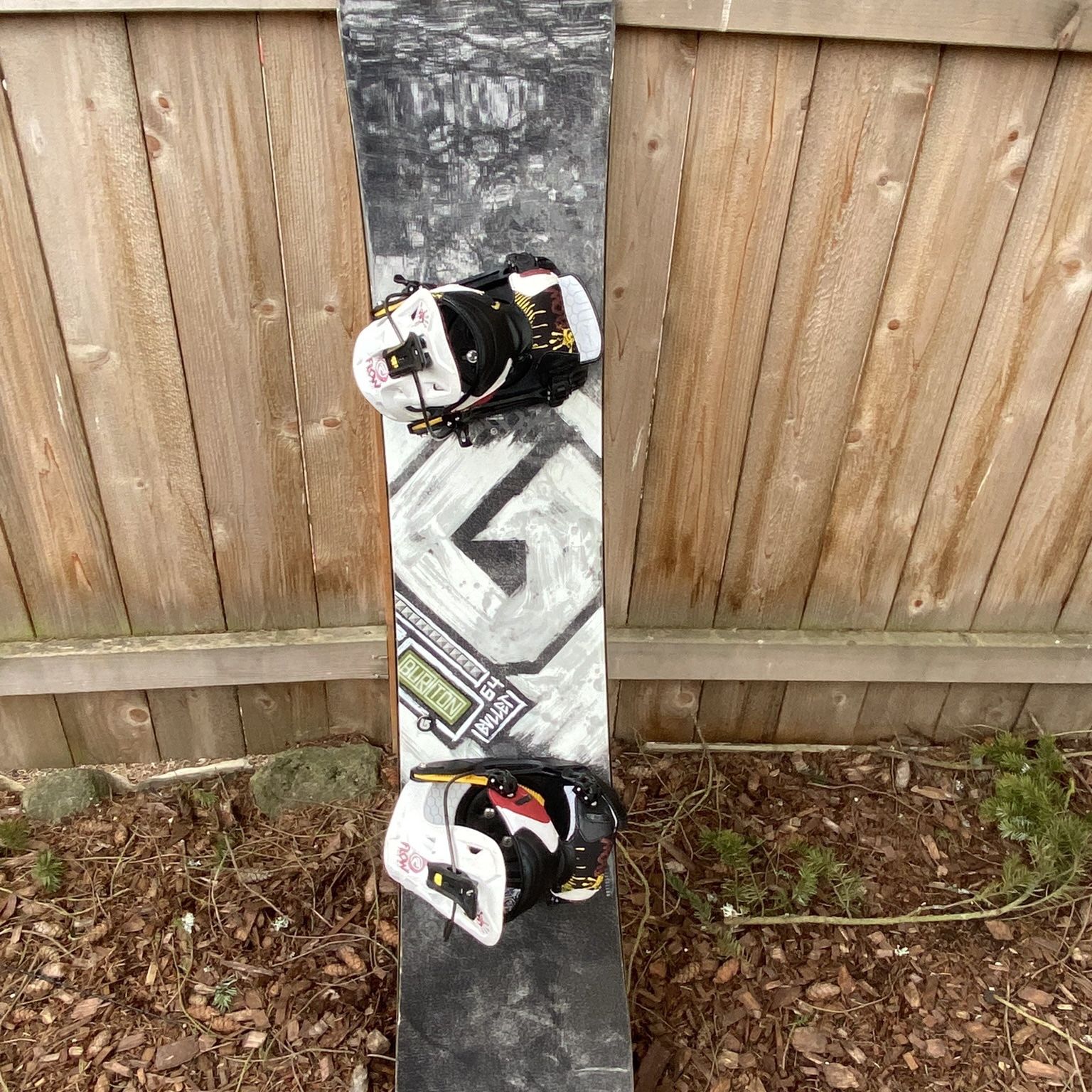 Burton Bullet 64 Snowboard With Bindings for Sale in Bellevue, WA