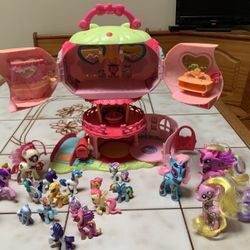 My Little Pony Light Up Treehouse With 20 My Little Ponies RARE 