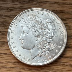 1921 Morgan Dollar BU Blast White +++ Silver 