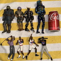 Star Wars Marvel Space Jam Mixed Lot Figures Kylo Ren Spider-Man Predator