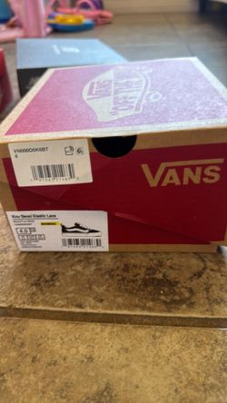 Vans size 4 toddler