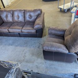 Brown 2pc sitting set