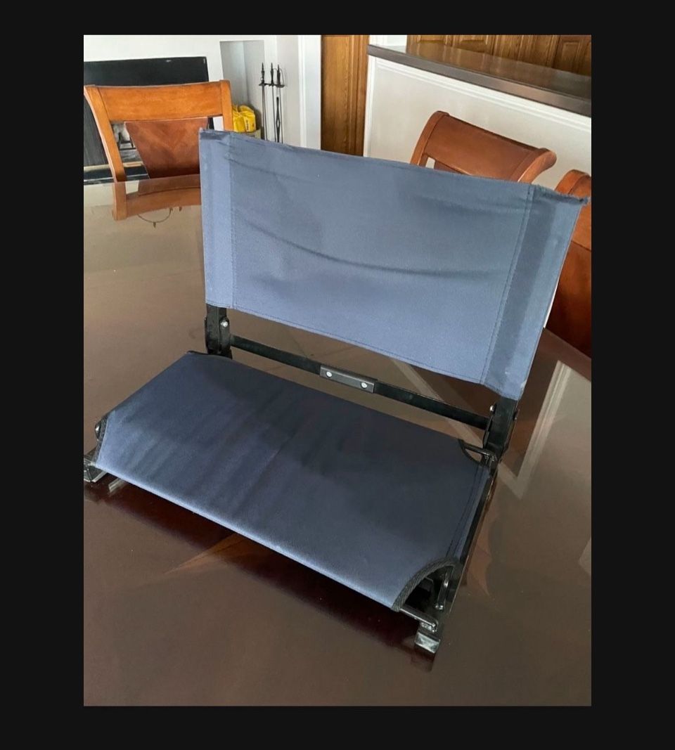 Stadium Seat, Bleachers, Back Support, Baseball, Soccer, Football